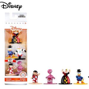 Disney Nano Metalfigs 5 pack Collectors 100% Die-Cast Figurines